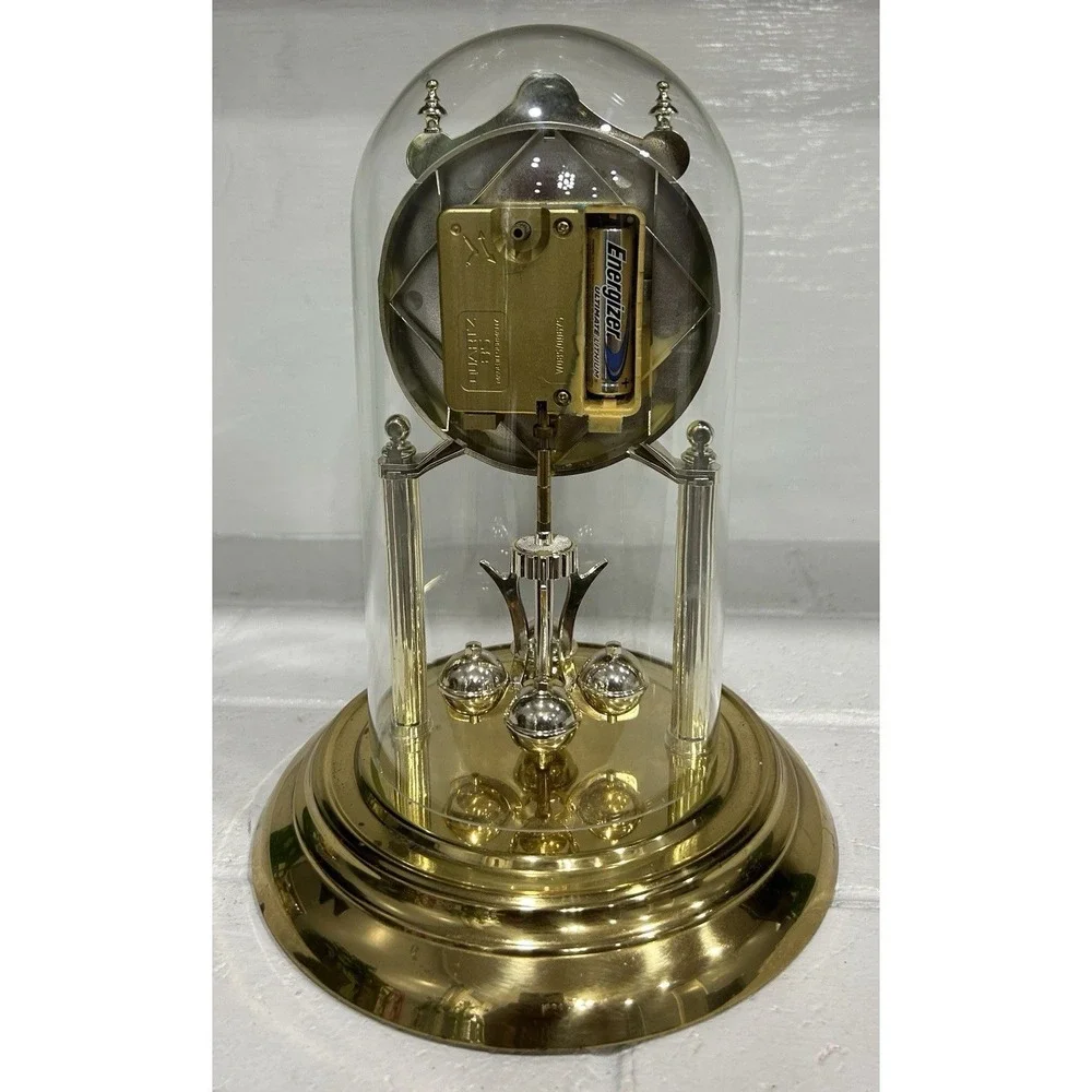 Vintage Junghans Quartz Made In Germany 85 Movement Desk Clock Works‎ Tested
